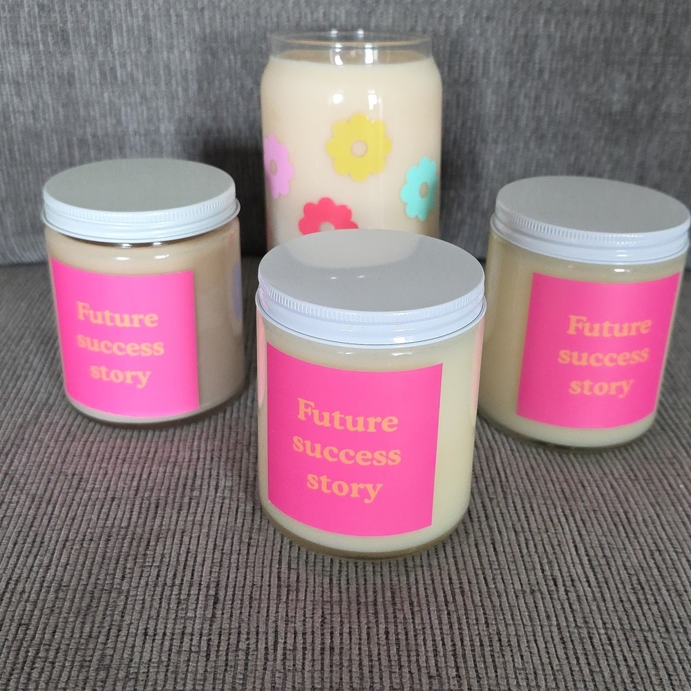Four Scented Candle Set All By Toot, Three Are 8oz, One Is 16oz, New - Picture 5 of 8